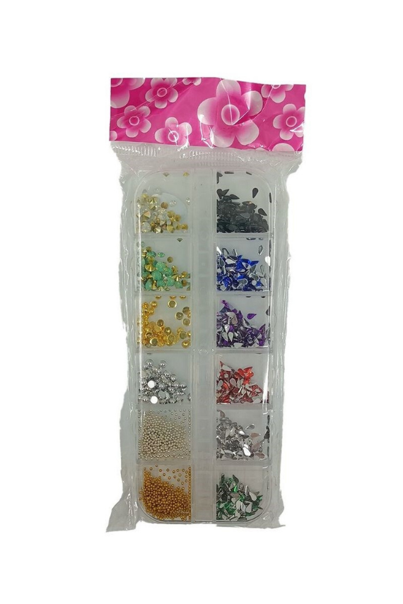 Nail Art Renkli Tırnak Süsleme Taşları T-94 - 1