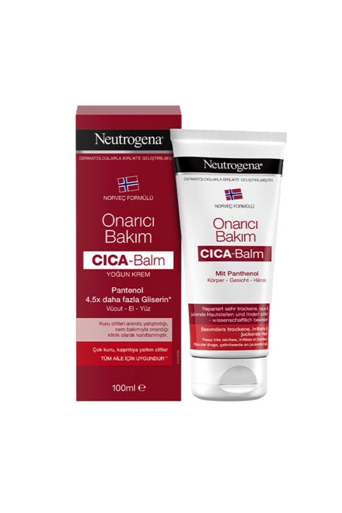 Neutrogena Onarıcı Bakım CICA Balm Yoğun Krem 100 ml - 1