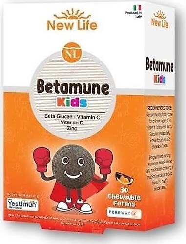 New Life Betamune Kids 30 Çiğneme Tablet - 2