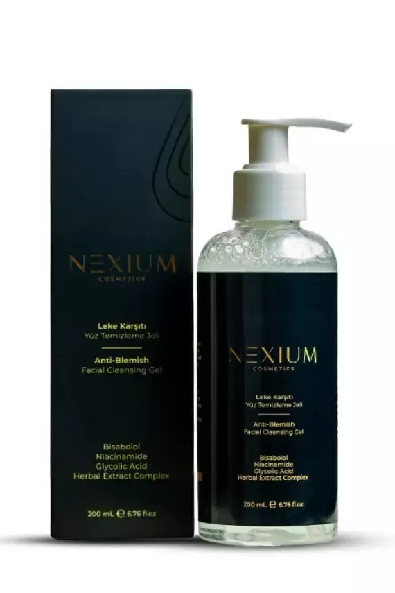 Nexium Cosmetics Leke Karşıtı Yüz Temizleme Jeli 200 ml - 1