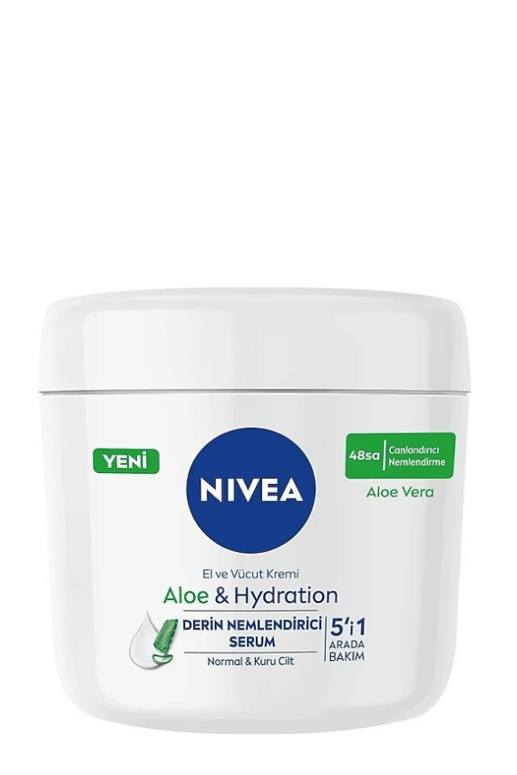 Nivea Aloe Vera El ve Vücut Bakım Kremi 400 ml - 1