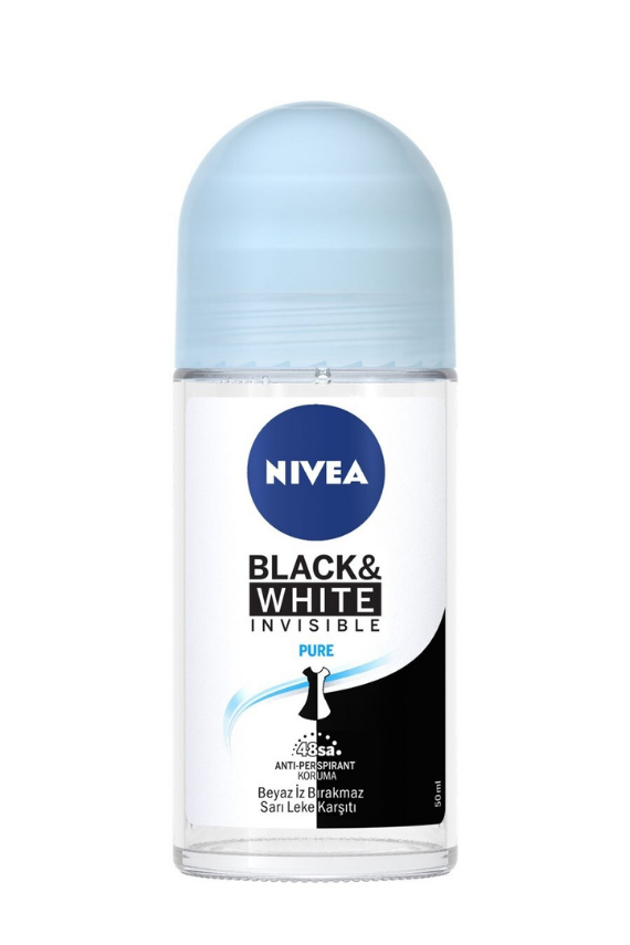 Nivea Invisible Black&White Pure Roll-On 50 ml - 1