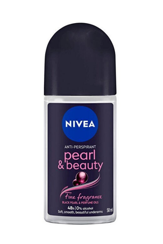 Nivea Pearl&Beauty Black Kadın Roll-On Deodorant 50 ml - 1