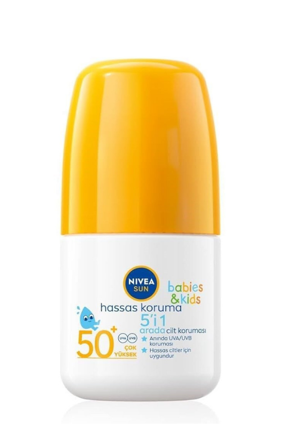 Nivea Sun Babies & Kids Hassas Koruma Spf50+ Güneş Koruyucu Roll-On 50 ml - 1