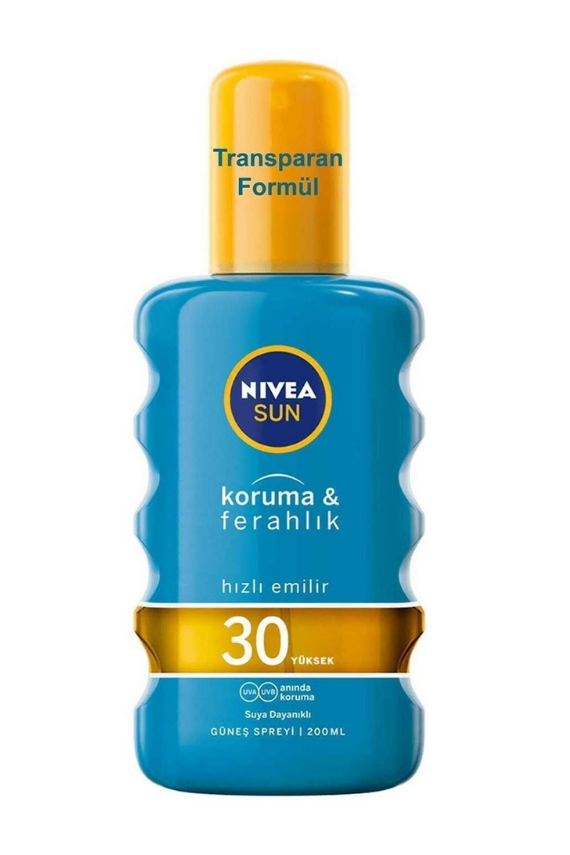 Nivea Sun Transparan Güneş Spreyi Spf 30 200 ml - 1