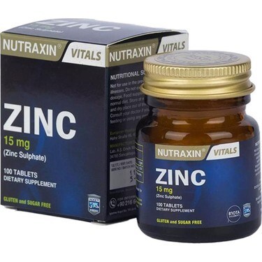Nutraxin Zinc Sulphate 15mg 100 Tablet - 1