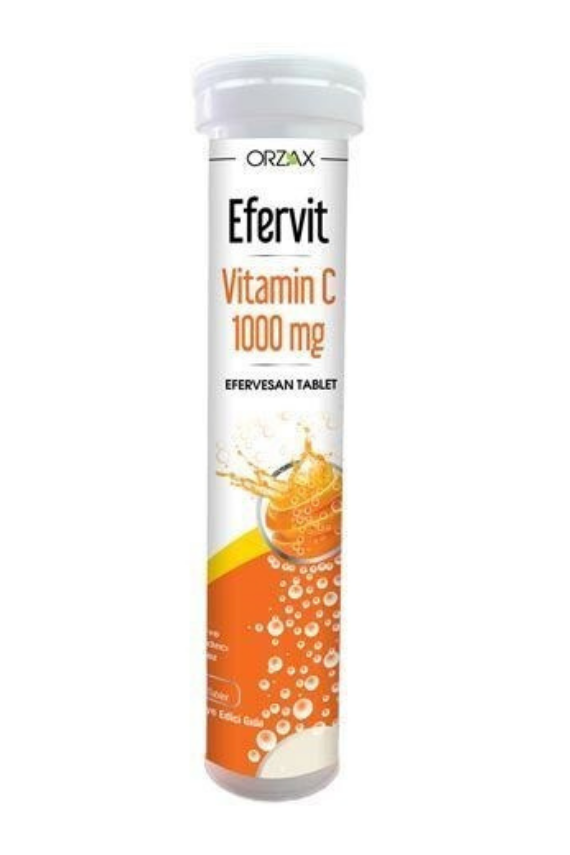 Orzax Efervit Vitamin C 1000mg 20 Tablet - 1