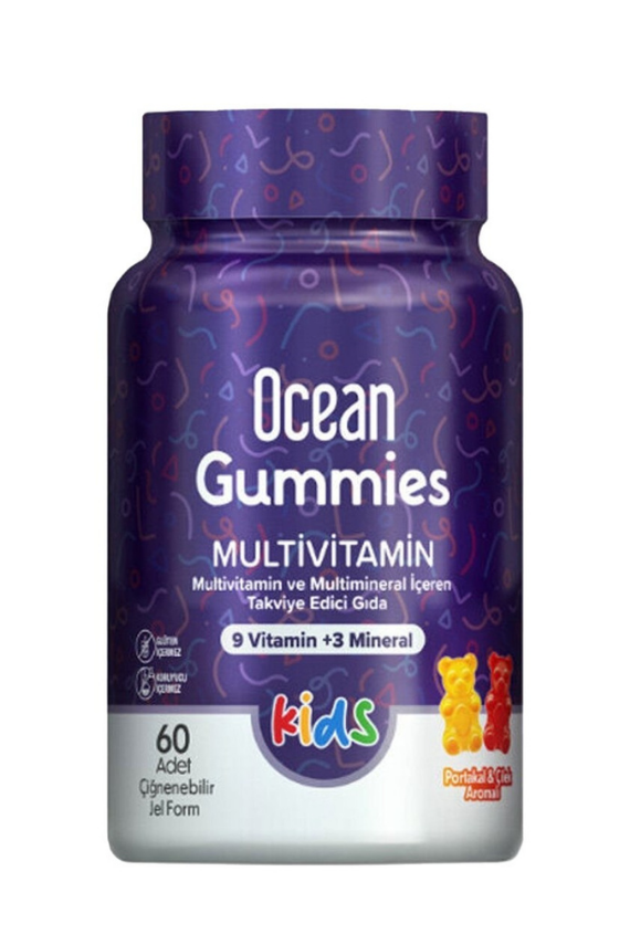 Orzax Ocean Gummies Multivitamin Kids 60 Çiğnenebilir Jel Form - 1