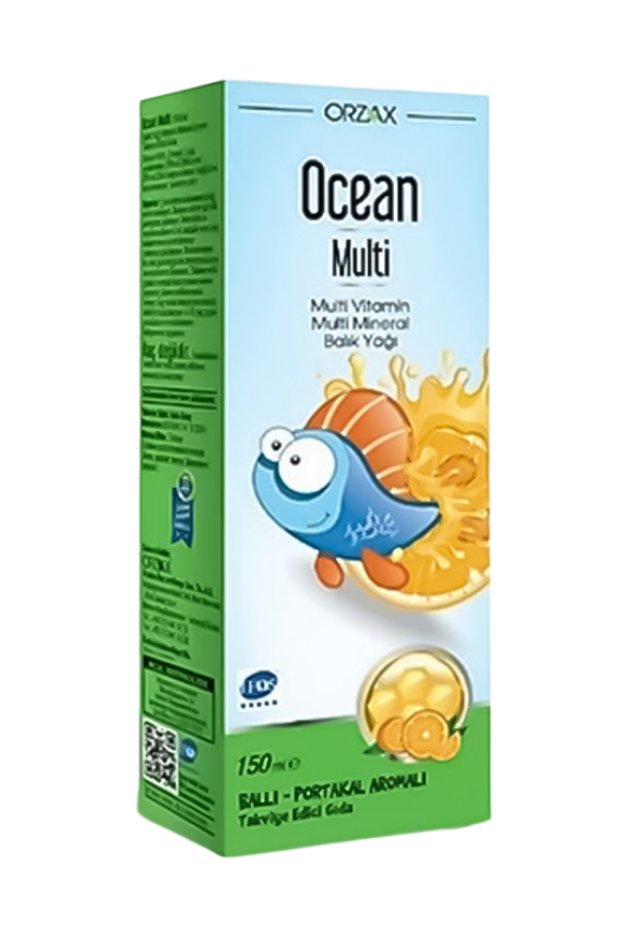 Orzax Ocean Multi Şurup Ballı Portakallı 150 ml - 1