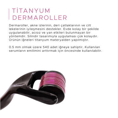 OSL Omega Skin Lab 0.5mm 540 Adet Titanyum Iğneli Dermaroller - 2