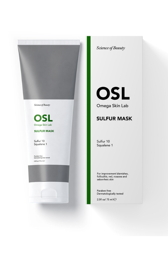 OSL Omega Skin Lab Akneye Eğilimli ve Kızarıklık İçin Sülfür Krem Maske - Sulfur Mask 75ml - 1