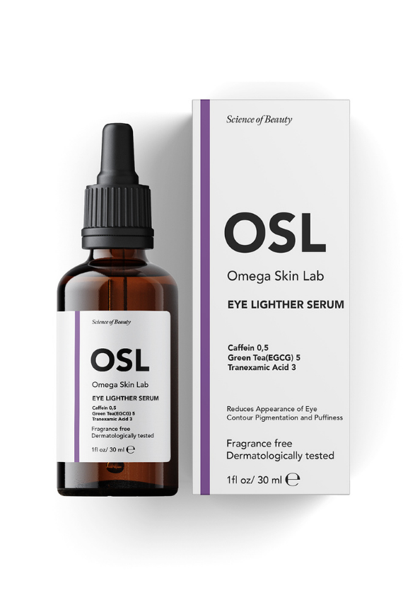 OSL Omega Skin Lab Göz Altı Morluğu, Aydınlatıcı ve Kırışıklık Için Göz Çevresi Serumu 30ml - 1