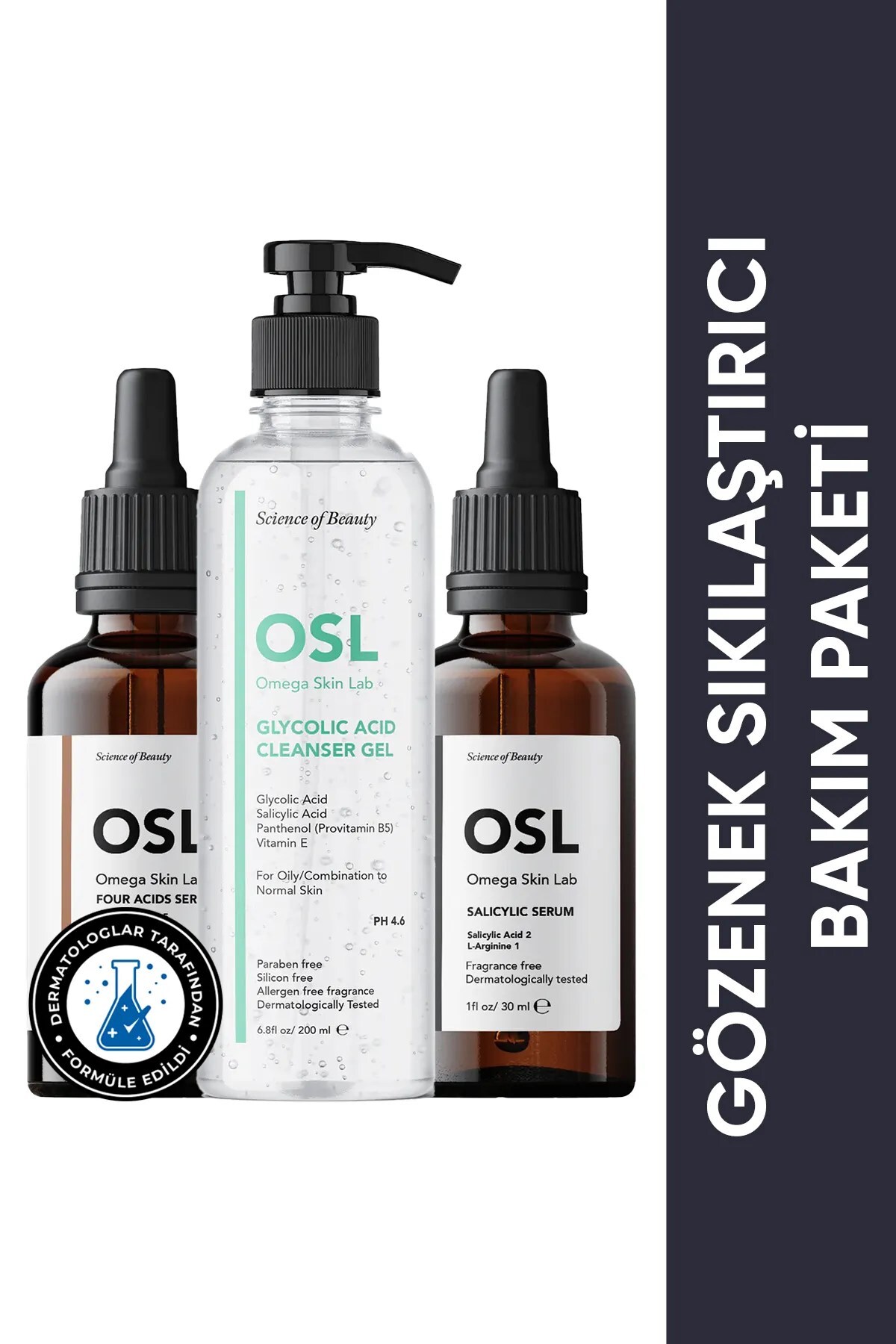 OSL Omega Skin Lab Gözenek Sıkılaştırıcı Bakım Paketi - 1
