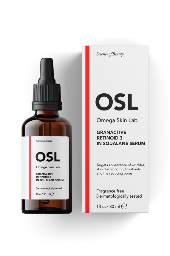 OSL Omega Skin Lab Güçlü Yaşlanma Karşıtı Granactive Retinoid İçeren Gece Serumu 3 In Squalene 30ml - 1