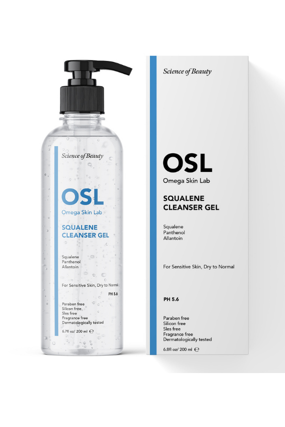 OSL Omega Skin Lab Hassas ve Kuru Ciltler İçin Makyaj ve Yüz Temizleme Jeli 200ml - 1