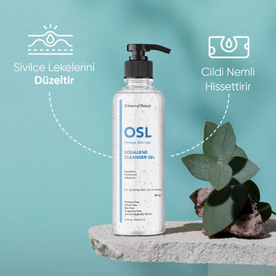 OSL Omega Skin Lab Hassas ve Kuru Ciltler İçin Makyaj ve Yüz Temizleme Jeli 200ml - 4