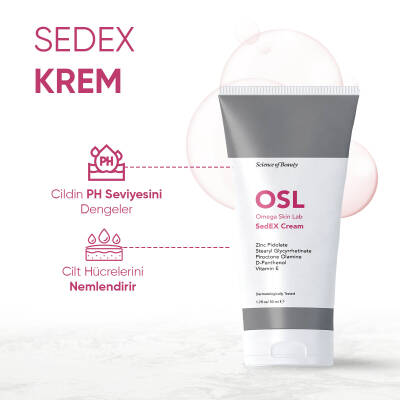 OSL Omega Skin Lab Kaşıntı, Pul Pul Dökülme ve Kızarıklık Için Yatıştırıcı Krem - Sedex Cream 50ml - 3