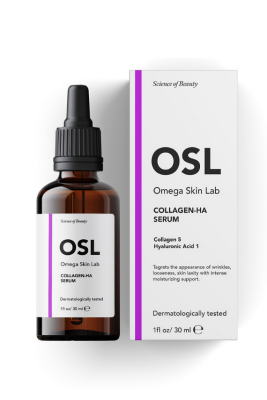 OSL Omega Skin Lab Kırışıklık ve Nemlendirme İçin Kolajen-Hyalüronik Asit Serumu 30ml - 1