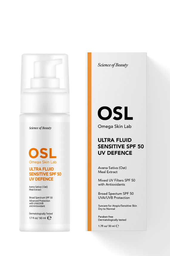 OSL Omega Skin Lab Kuru,Hassas ve Alerjik Ciltler Için Spf50 Güneş Koruyucu Krem 50 ml - 1