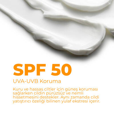 OSL Omega Skin Lab Kuru,Hassas ve Alerjik Ciltler Için Spf50 Güneş Koruyucu Krem 50 ml - 4