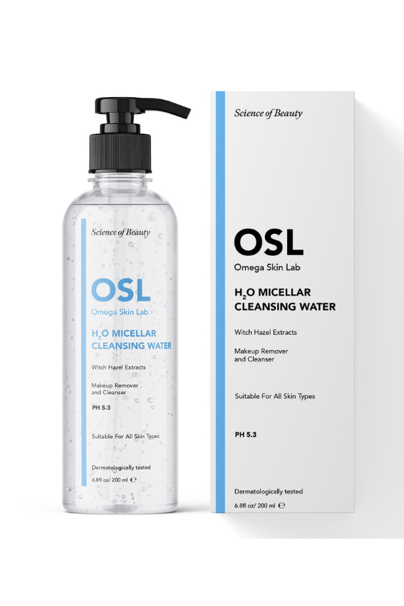 OSL Omega Skin Lab Makyaj ve Yüz Temizleme Micellar Suyu 200ml - 1