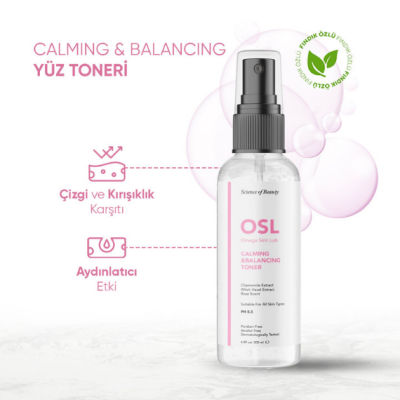 OSL Omega Skin Lab Rahatlatıcı, Arındırıcı ve Dengeleyici Yüz Toniği 200 ml - 2