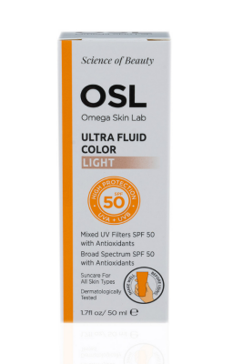 OSL Omega Skin Lab Renkli Güneş Koruyucu Spf 50 Açık/Kumral Tenliler Için Güneş Kremi 50 ml - 2