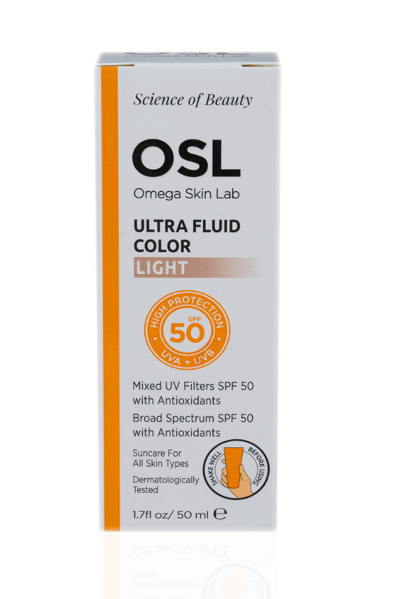 OSL Omega Skin Lab Renkli Güneş Koruyucu Spf 50 Açık/Kumral Tenliler Için Güneş Kremi 50 ml - 2