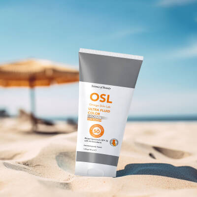 OSL Omega Skin Lab Renkli Güneş Koruyucu Spf 50 Koyu Tenliler Için Güneş Kremi 50 ml - 5