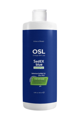 OSL Omega Skin Lab Seboreik Dermatit, Pullanma ve Kepek Şampuanı - Osl Sedex Blue Şampuan - 1