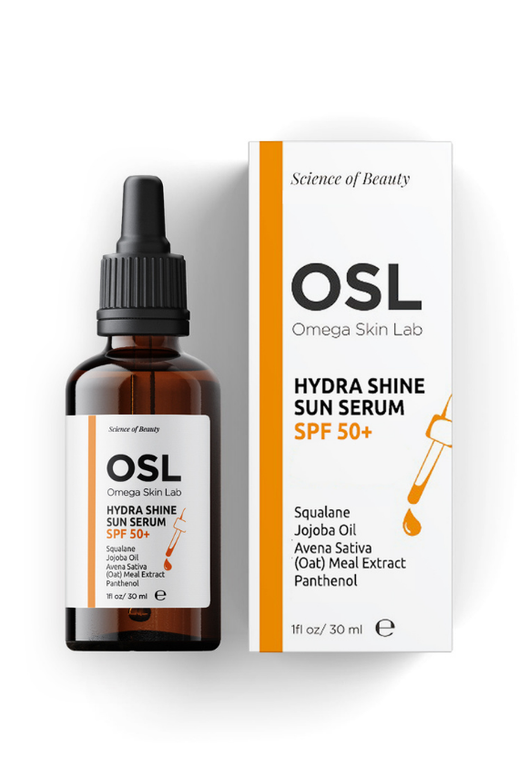 OSL Omega Skin Lab Spf50 Nemlendirici Güneş Koruyucu Serum - Hydra Shine Sun Serum Spf50 30ml - 1