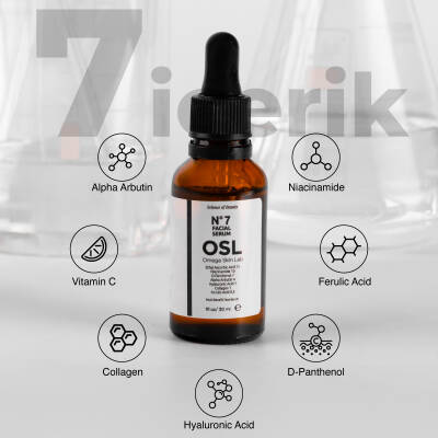 OSL Omega Skin Lab Tek Üründe 7 Aktif Cilt Bakım Serumu - No 7 Facial Serum 30ml - 6