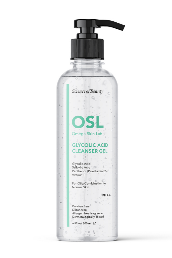 OSL Omega Skin Lab Yağlı ve Karma Ciltler İçin Makyaj ve Yüz Temizleme Jeli 200ml - 2