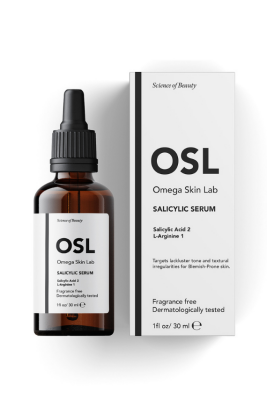 OSL Omega Skin Lab Yağlı ve Karma Ciltler Için Salsilik Asit İçeren Akne ve Gözenek Serumu 30ml - 1
