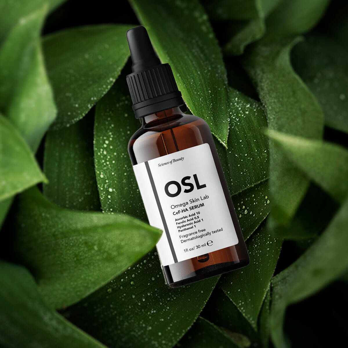 OSL Omega Skin Lab Yaşlanma Karşıtı, Cilt Aydınlatıcı ve Nemlendirici Serum - Cef-Ha Serum 30ml - 5