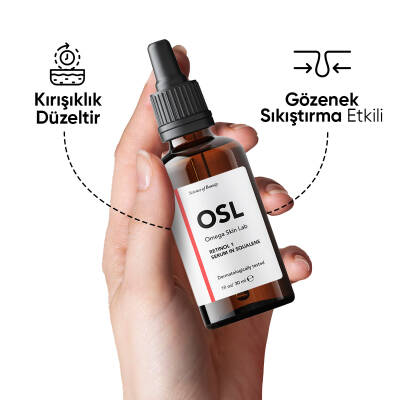 OSL Omega Skin Lab Yaşlanma Karşıtı Retinol Gece Serumu - Retinol 1 Serum In 30ml - 4