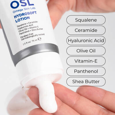 OSL Omega Skin Lab Yüz ve Vücut Için Nemlendirici Losyon - Hydrosoft Lotion 75ml - 7