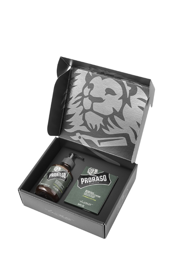 Proraso Duo Sakal Balsamı ve Şampuanı Cypress Vetyver - 1