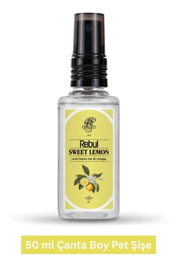 Rebul Sweet Lemon Edc 50 ml Sprey Pet Şişe Kolonya - Rebul