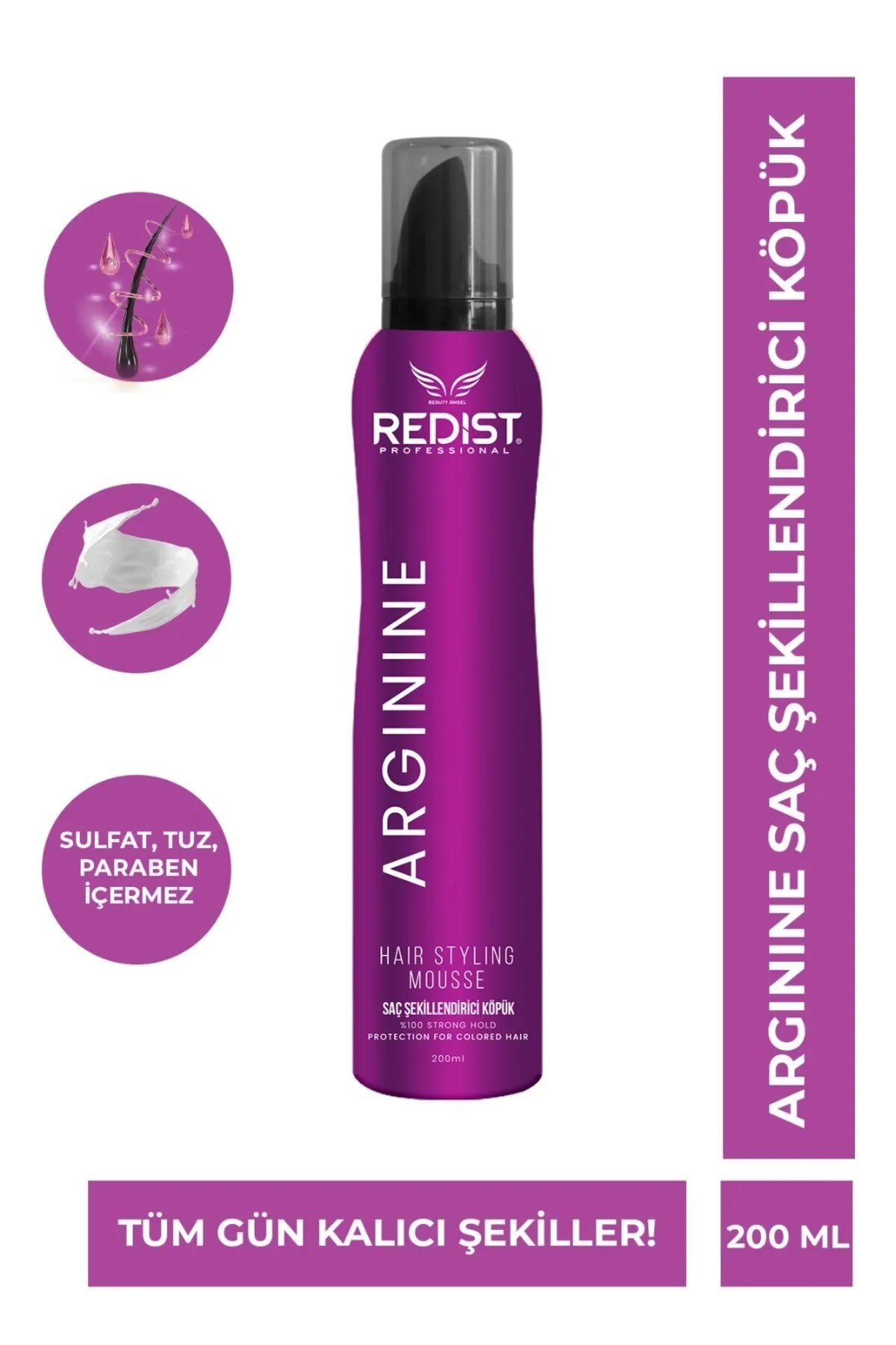 Redist Arginine Saç Şekillendirme Köpüğü 200 ml - 1