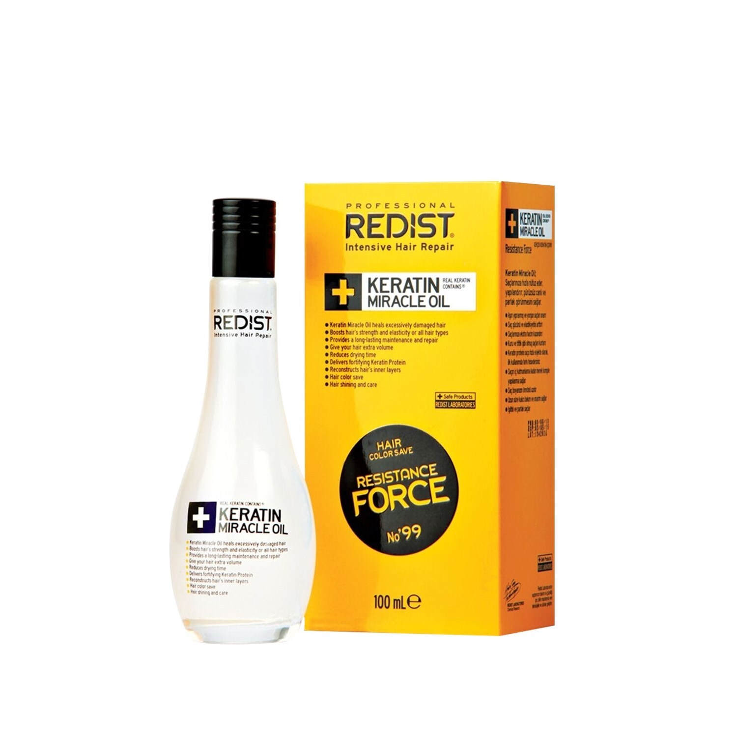 Redist Resistance Force Keratinli Saç Bakım Yağı100 ml - 1