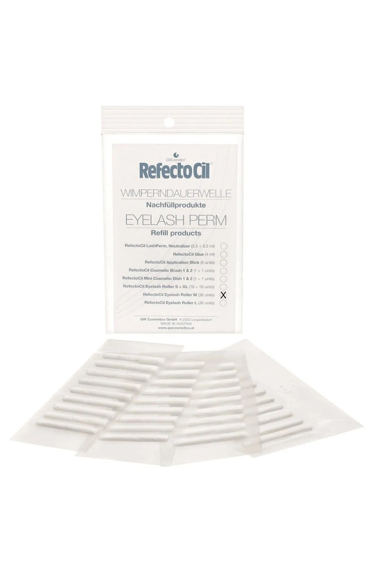 RefectoCil Eyelash Roller XLarge Kirpik Perma Rulosu 36 adet - 1
