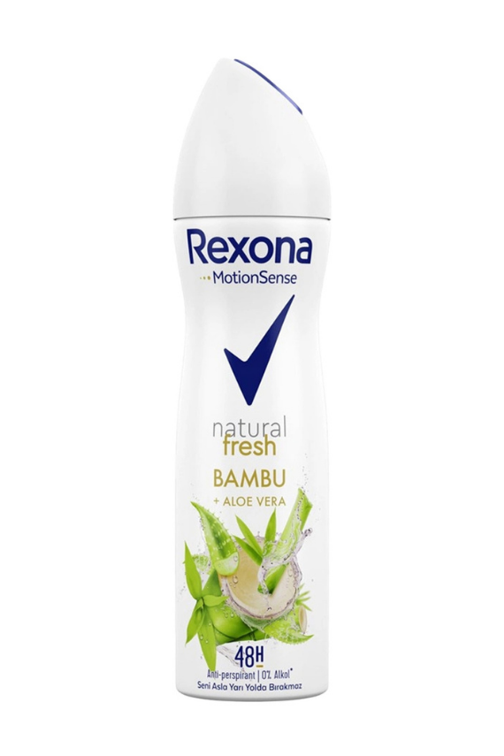 Rexona Natural Fresh Bambu Aloe Vera Antiperspirant Kadın Deodorant 150 ml - 1