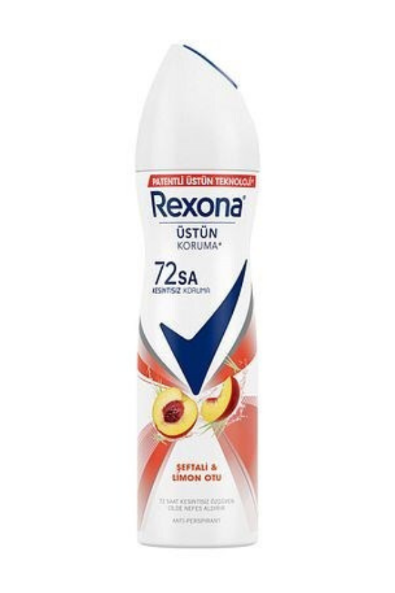 Rexona Şeftali Limon Otu Antiperspirant Kadın Sprey Deodorant 150 ml - 1