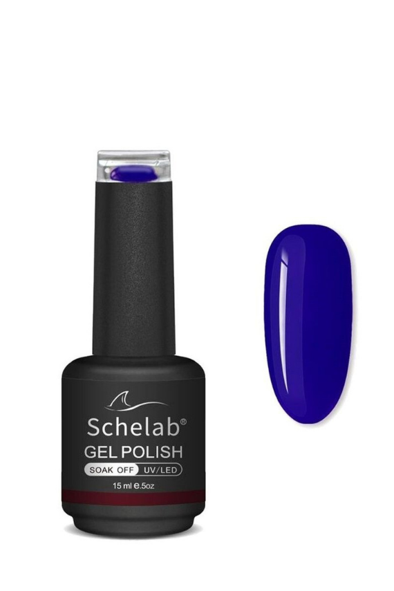 Schelab 3 Adımda Kalıcı Jel Oje 005 Vivid Blue 15 ml - 1