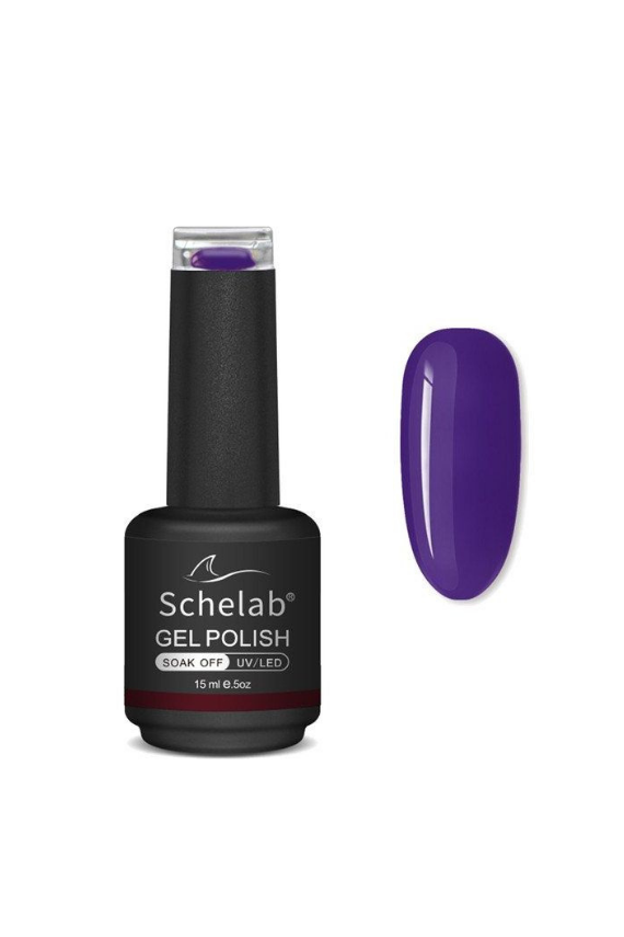 Schelab One Step Gel Kalıcı Oje 15 ml | Purple - 1