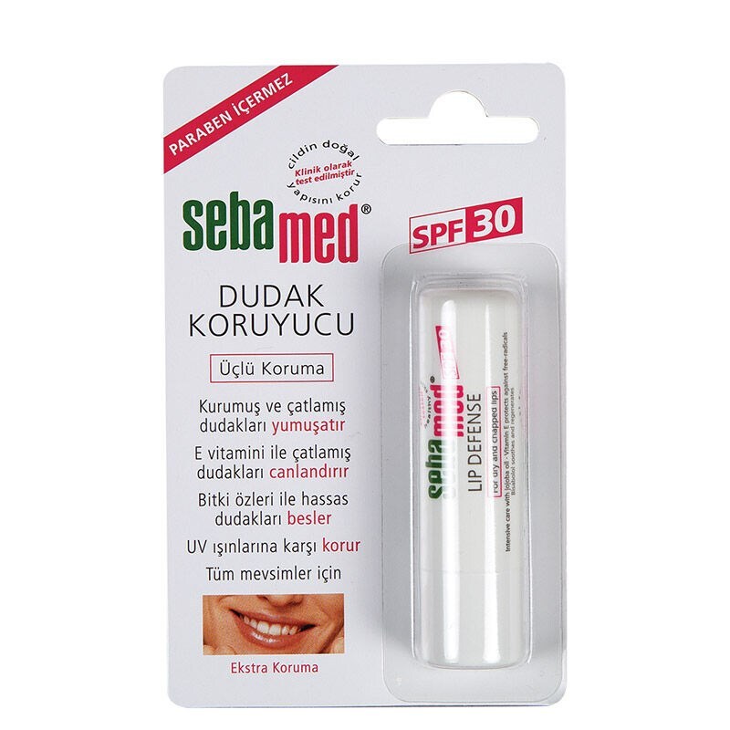 Sebamed SPF 30 Üçlü Etkili Dudak Kremi 4.8 gr - 1
