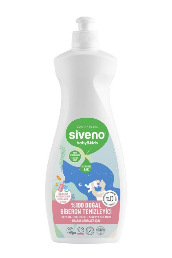 SİVENO %100 Baby Doğal Emzik ve Biberon Temizleyici 500ml - 1