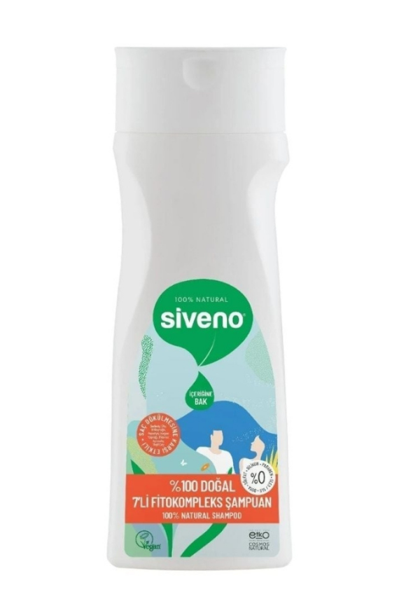 SIVENO %100 Doğal 7’li Fitoterapi Kompleksi Şampuan 300ml YENİ - 1