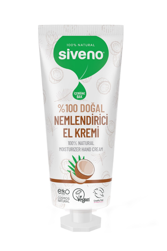 SIVENO %100 Doğal Nemlendirici El Kremi – Hindistan Cevizi 30ml - 1
